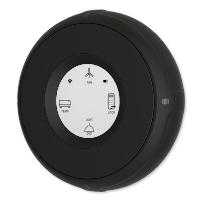 Linxura Smart Controller, Wi-Fi & Bluetooth Remote Controller, Midnight Onyx